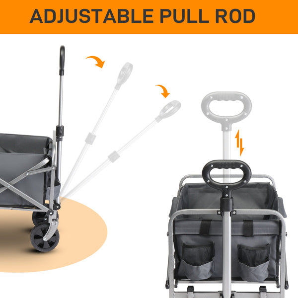 Oaken Sky Shores Silver Frame Beach CartPerfect for beach trips, this Oaken Sky Shores cart has a silver steel frame, waterproof Oxford cloth, and 220-lb capacity. All-terrain wheels glide over sand. Folds for easy storage.