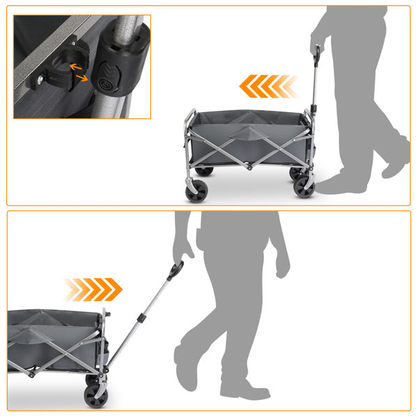 Oaken Sky Shores Silver Frame Beach CartPerfect for beach trips, this Oaken Sky Shores cart has a silver steel frame, waterproof Oxford cloth, and 220-lb capacity. All-terrain wheels glide over sand. Folds for easy storage.
